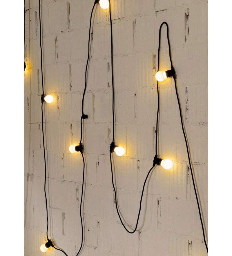 Girlanda świetlna ogrodowa Bella Vista Seletti - czarna