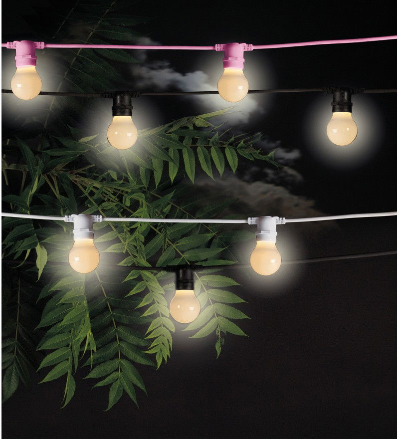 Girlanda świetlna ogrodowa Bella Vista Seletti - biała