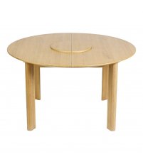 St&oacute;ł okrągły rozkładany Comfort Circle Smooth oak UMAGE - naturalny dąb, wymiary 132 cm - 202 cm
