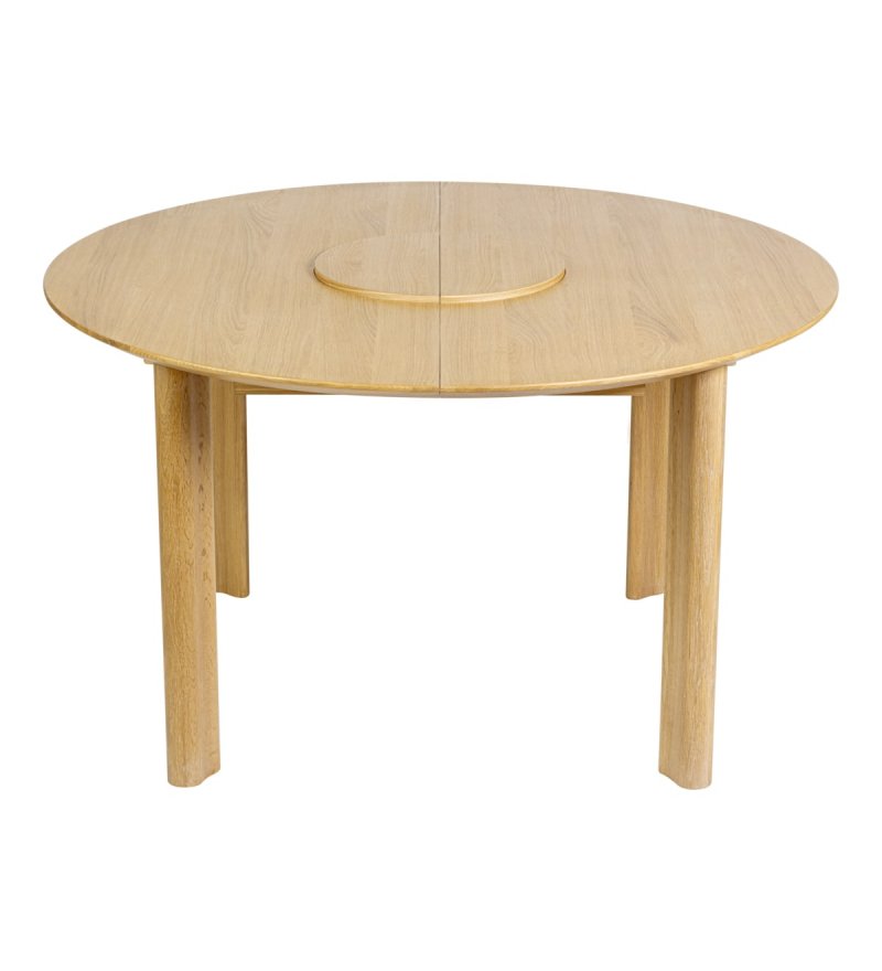 St&oacute;ł okrągły rozkładany Comfort Circle Smooth oak UMAGE - naturalny dąb, wymiary 132 cm - 202 cm
