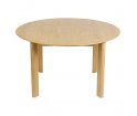 Stół okrągły rozkładany Comfort Circle Smooth oak UMAGE - naturalny dąb, wymiary 132 cm - 202 cm