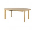 Stół okrągły rozkładany Comfort Circle Smooth oak UMAGE - naturalny dąb, wymiary 132 cm - 202 cm