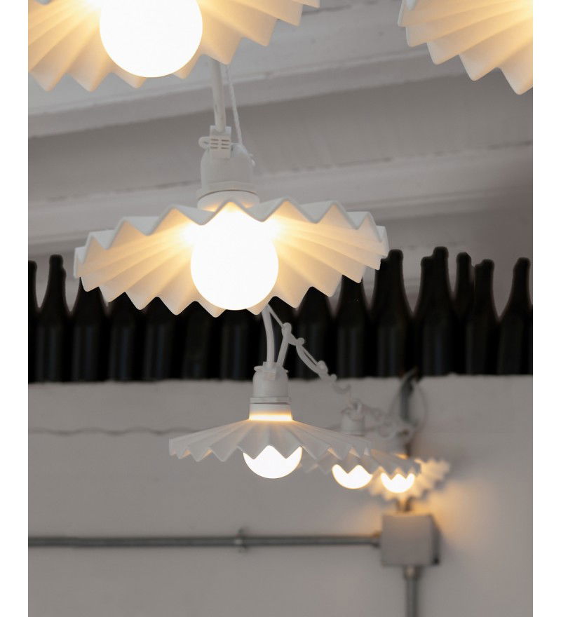 Abażury Cappello Seletti do lamp Bella Vista - biały, zestaw 10 szt.