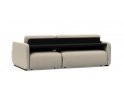 Sofa rozkładana Vogan z szezlongiem Innovation Living - tkanina 539 Bouclé Beige
