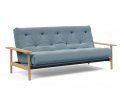 Sofa rozkładana Balder Soft Spring Mattress Innovation Living - tkanina 558 Soft Indigo