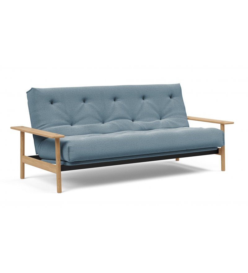 Sofa rozkładana Balder Soft Spring Mattress Innovation Living - tkanina 558 Soft Indigo