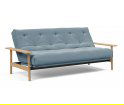 Sofa rozkładana Balder Soft Spring Mattress Innovation Living - tkanina 558 Soft Indigo