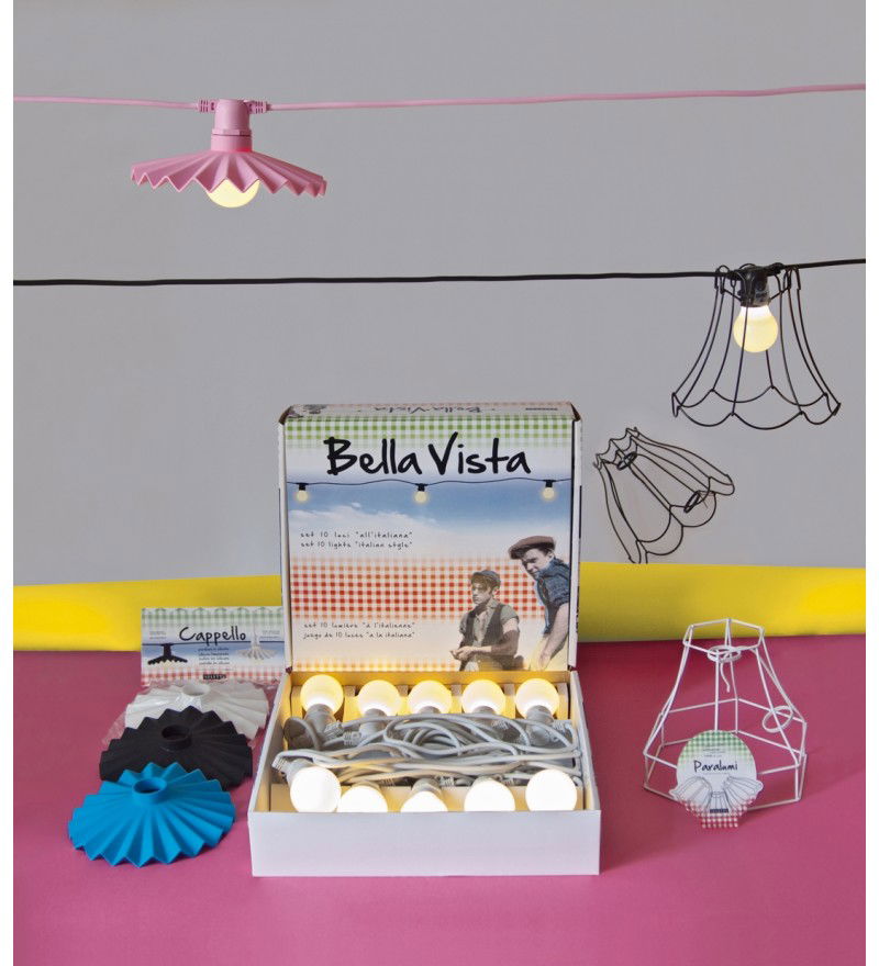 Abażury Cappello Seletti do lamp Bella Vista - r&oacute;żowy, zestaw 10 szt.