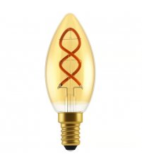 Żarówka dekoracyjna E14 C35 BT Spiral 3W LED kl. G, 2200K średnica 35 mm Nordlux - ściemnialna