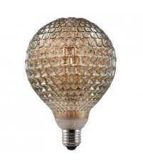 Żarówka dekoracyjna E27 G125 Avra Smoked 2W LED kl. F, 2200K średnica 125 mm Nordlux