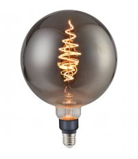 Żarówka dekoracyjna Deco E27 G200 Spiral 8,5W LED kl. G, 1800K średnica 200 mm Nordlux - ściemnialna