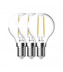Żar&oacute;wka E14 G45 3x4W LED kl. E, 2700K, średnica  45 mm Energetic - tr&oacute;jpak
