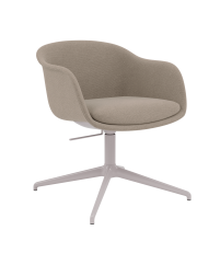 Fotel tapicerowany obrotowy Fiber Conference Armchair Swivel Base w. return and tilt Muuto - tk. Ocean 32/ p.szara/ r&oacute;żne kolory