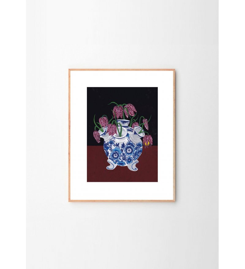 Plakat / Grafika Frittilaria Meleagris In Tulip Vase Jaron Su, The Poster Club