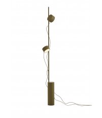 Lampa podłogowa Post Muuto - brązowozielona