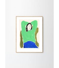 Plakat / Grafika Sitting in Green and Blue Rosie McGuinness, The Poster Club