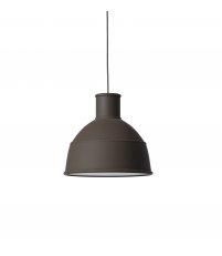 Lampa Unfold Muuto - z silikonu / dark brown