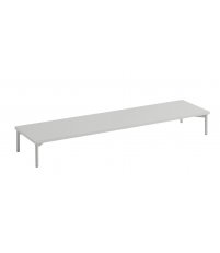 Podium regału modułowego STACKED TUBE BASE Muuto - 131 x 35 cm, szare