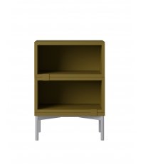 Regał modułowy STACKED Muuto - bedside table, konfiguracja, zielonobrązowy