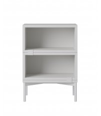 Regał modułowy STACKED Muuto - konfiguracja 1 bedside table, szara
