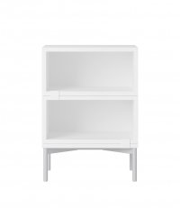 Regał modułowy STACKED Muuto - konfiguracja 1 bedside table, biała
