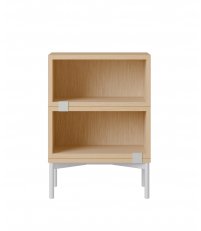 Regał modułowy STACKED Muuto - bedside table, konfiguracja, zielonobrązowy