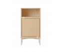 Regał modułowy STACKED Muuto - konfiguracja 2 bedside table, dębowa