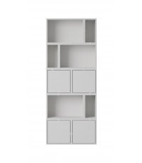 Regał modułowy STACKED Muuto - bedside table, konfiguracja, zielonobrązowy