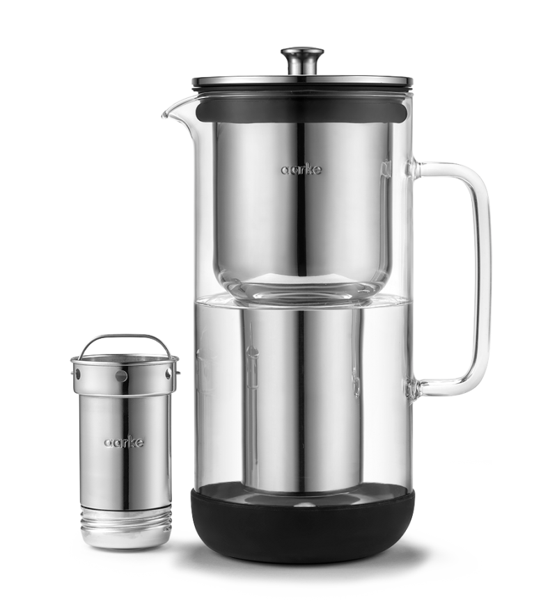 Dzbanek filtrujący Purifier Aarke - 1,18L, stalowy