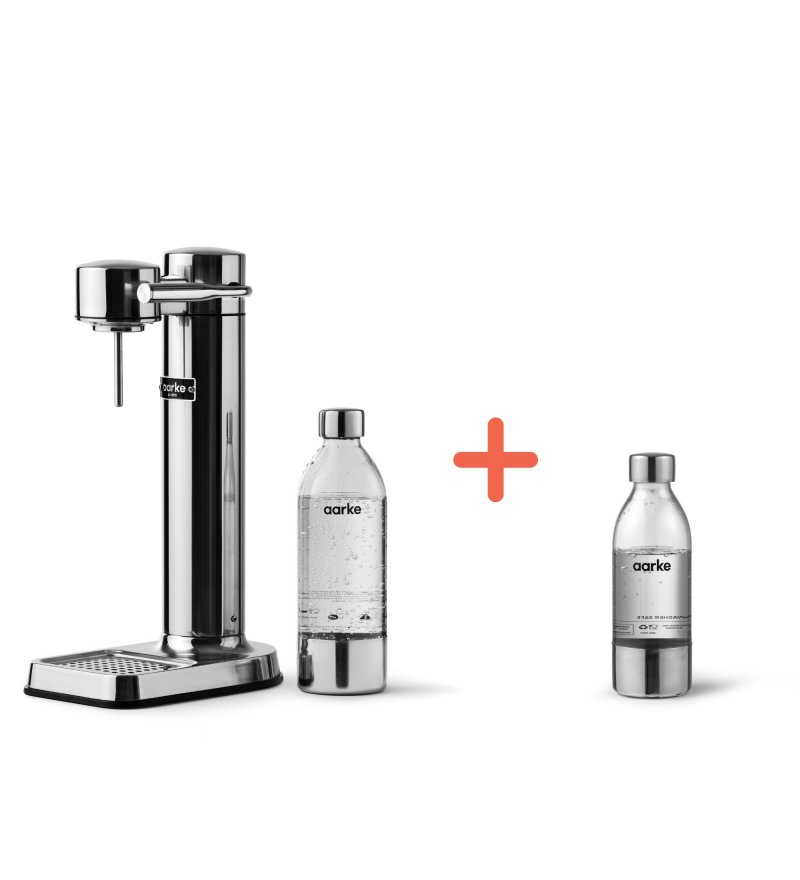 Zestaw: Saturator Carbonator 3 Aarke (wybrany kolor) + dodatkowa butelka PET 650 ml