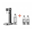 Zestaw: Saturator Carbonator 3 Aarke (wybrany kolor) + 2 dodatkowe butelki PET 650 ml