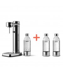 Zestaw: Saturator Carbonator 3 Aarke (wybrany kolor) + 2 dodatkowe butelki PET 1000 ml