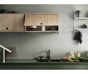 Szafka modułowa z drzwiami uchylnymi String Furniture- system String®, rozm. 78/42/30, biała