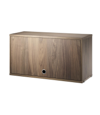 Szafka modułowa z drzwiami uchylnymi String Furniture- system String®, rozm. 78/42/30, biała