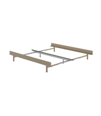 Ł&oacute;żko regulowane Moebe - piaskowe, szer. 90- 180 cm