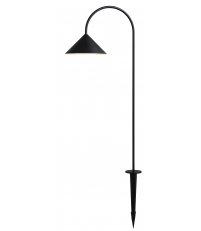 Lampa ogrodowa Grasp Frandsen - &Oslash;15 cm, H60 czarny mat, bezprzewodowa