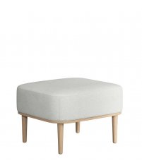 Podn&oacute;żek / puf Serena Novoform - naturalny dąb, silver grey