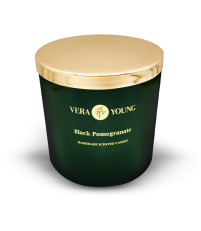Zapachowa świeca sojowa Black Pomegranate Grand VERA YOUNG - 400g