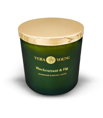Zapachowa świeca sojowa Blackcurrant & Fig Grand VERA YOUNG - 400g