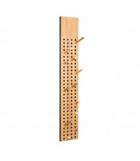 Wieszak na ubrania pionowy Scoreboard Large We Do Wood - naturalny dąb, 100 cm długości