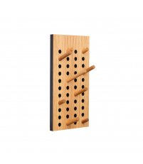 Wieszak na ubrania pionowy Scoreboard Large We Do Wood - naturalny dąb, 100 cm długości