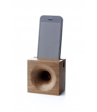 Wzmacniacz dźwięku / głośnik do smartfona Ambra Phone We Do Wood - bielony dąb
