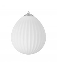Klosz do lamp wiszących Around The World large Brushed Steel UMAGE - biały, srebrny dekor