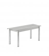 Ławka ogrodowa LINEAR STEEL 110 x 34 cm MUUTO - ocynkowana stal, na zwenątrz