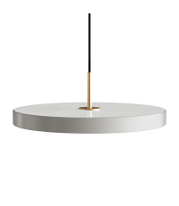 Lampa Asteria Plus medium nuance mist UMAGE - jasnoszara, 2400K / 2700K / 3000K