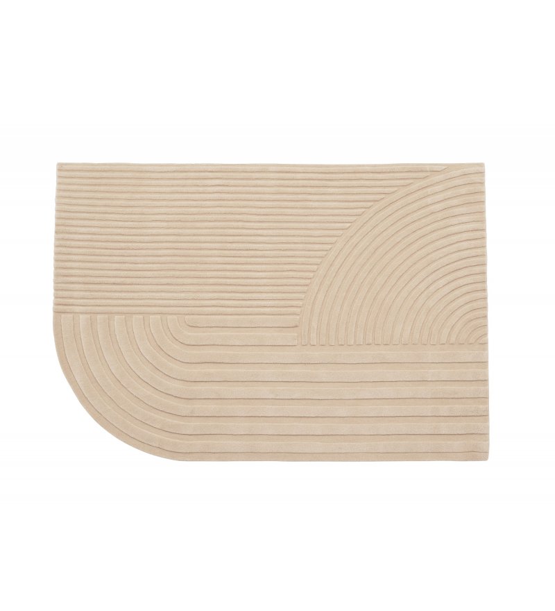 Dywan wełniany RELEVO Muuto 170 x 240 cm - light rose