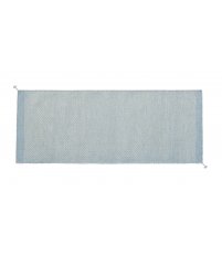Dywan PLY Muuto - jasnoniebieski, poliester z recyklingu, 200 x 80 cm