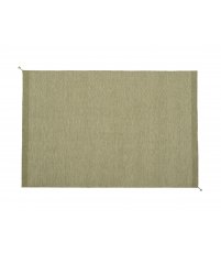 Dywan PLY Muuto - moss green, poliester z recyklingu, 240 x 170 cm
