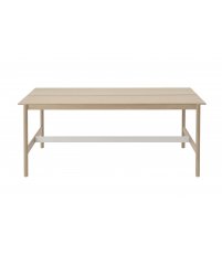 Stół biurowy Linear System High Table Muuto - wys. 95cm, dębowy