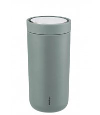 Kubek termiczny To Go Click Stelton - 400ml, dusty green